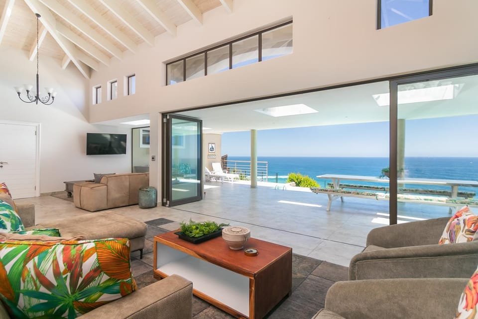 Living room, Seating area, Sea view