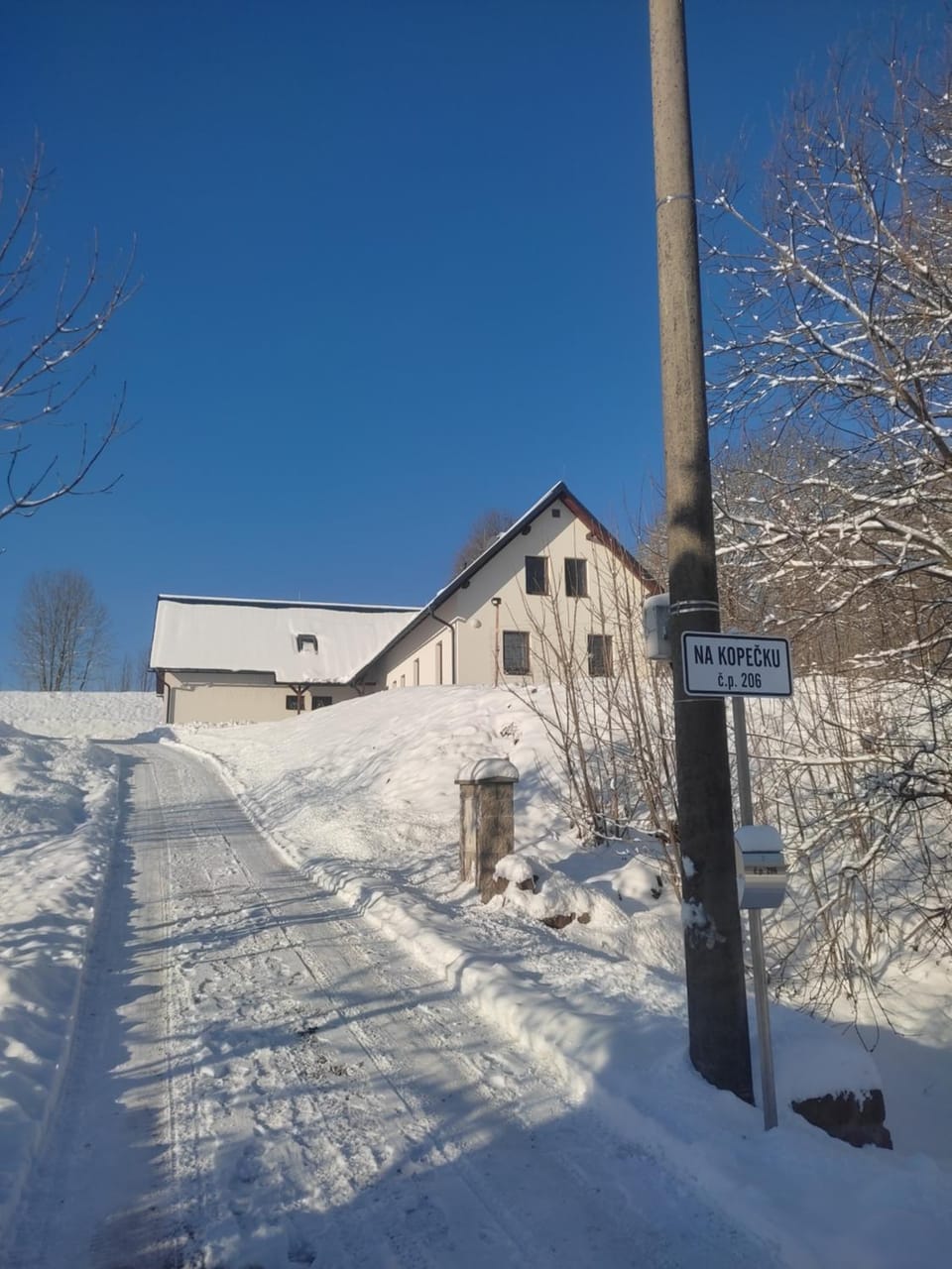 Property building, Natural landscape, Winter