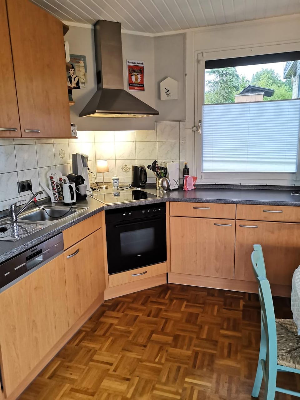 Kitchen or kitchenette, Living room