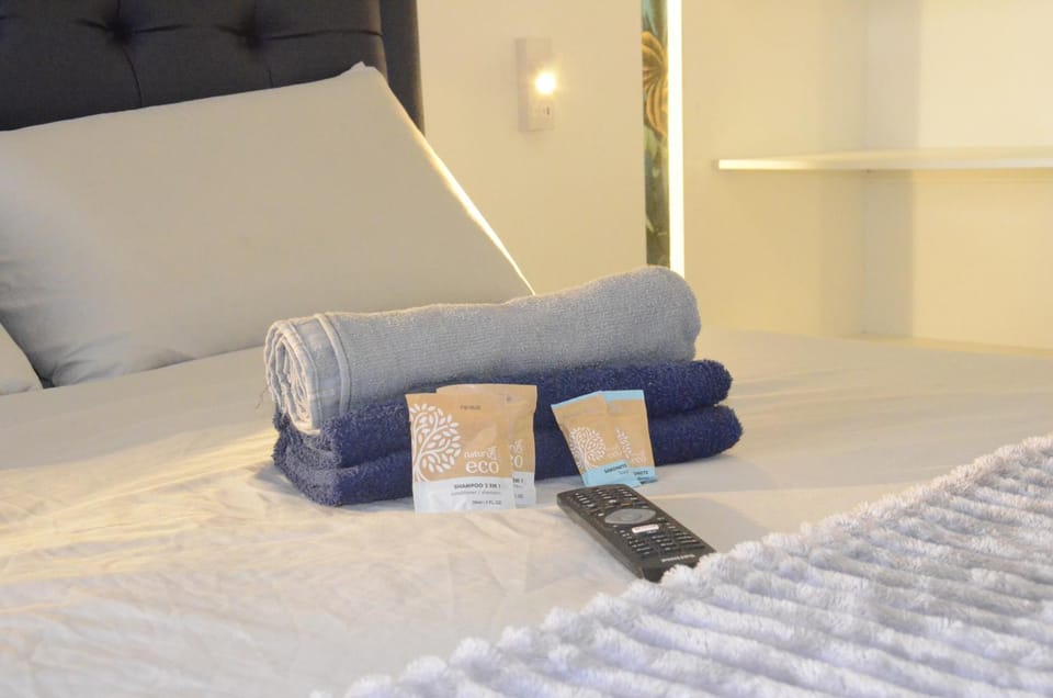 Flat Completo aconchegante 200 metros da Avenida Fiúsa em Ribeirão Apartment in Ribeirão Preto