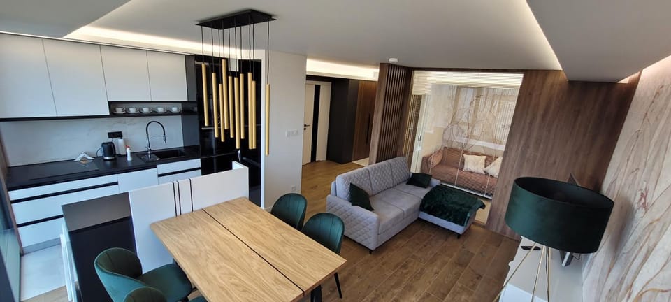 Kitchen or kitchenette, Living room