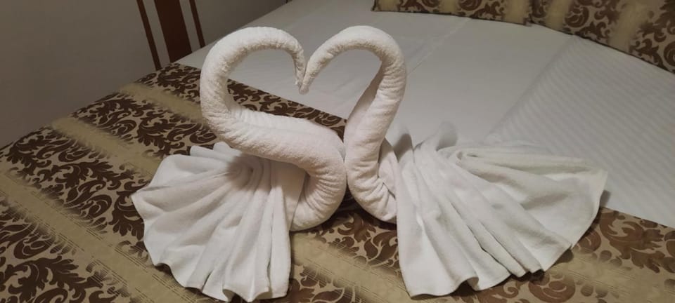 Decorative detail, towels