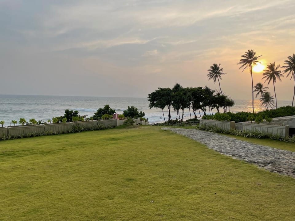 Garden view, Sea view, Sunset