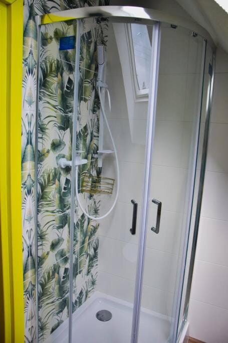 Pastelowy Domek z balią elektryczną z jacuzzi House in Pomeranian Voivodeship