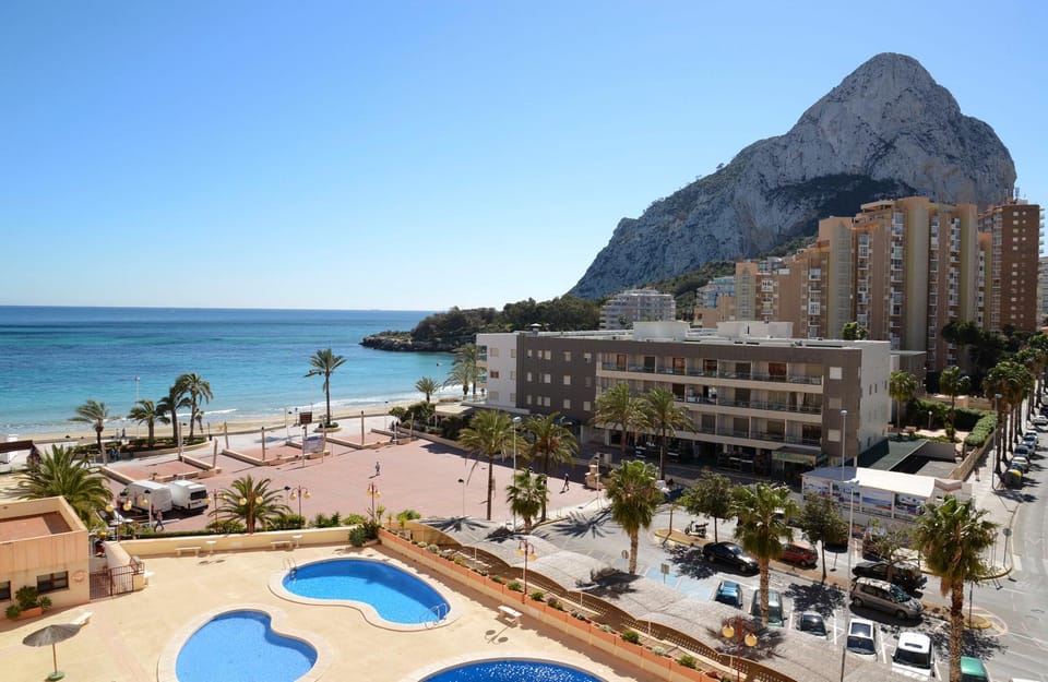 Property building, Beach, Pool view, Swimming pool