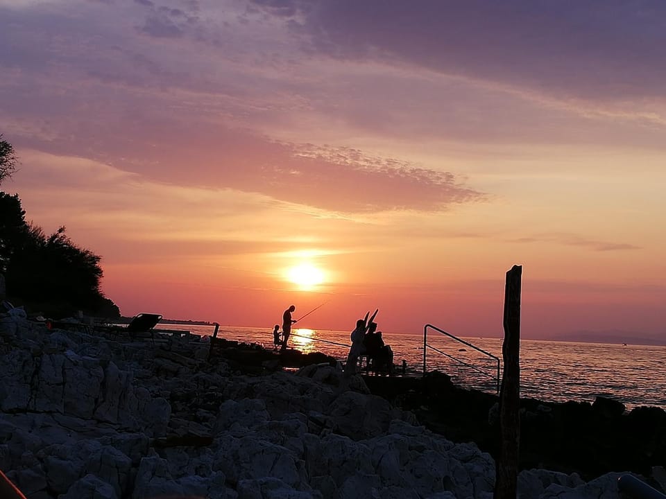 Natural landscape, Beach, Sunset