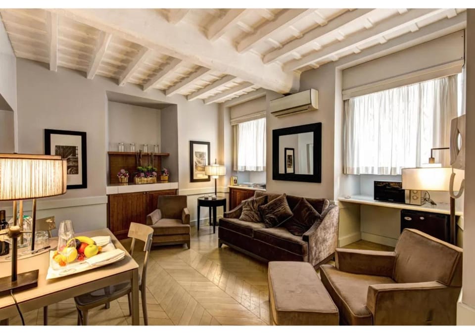 Living room, air conditioner