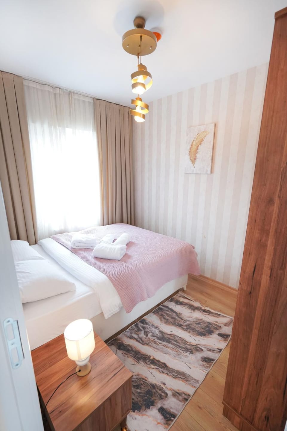 Bed, Photo of the whole room, Bedroom, wardrobe