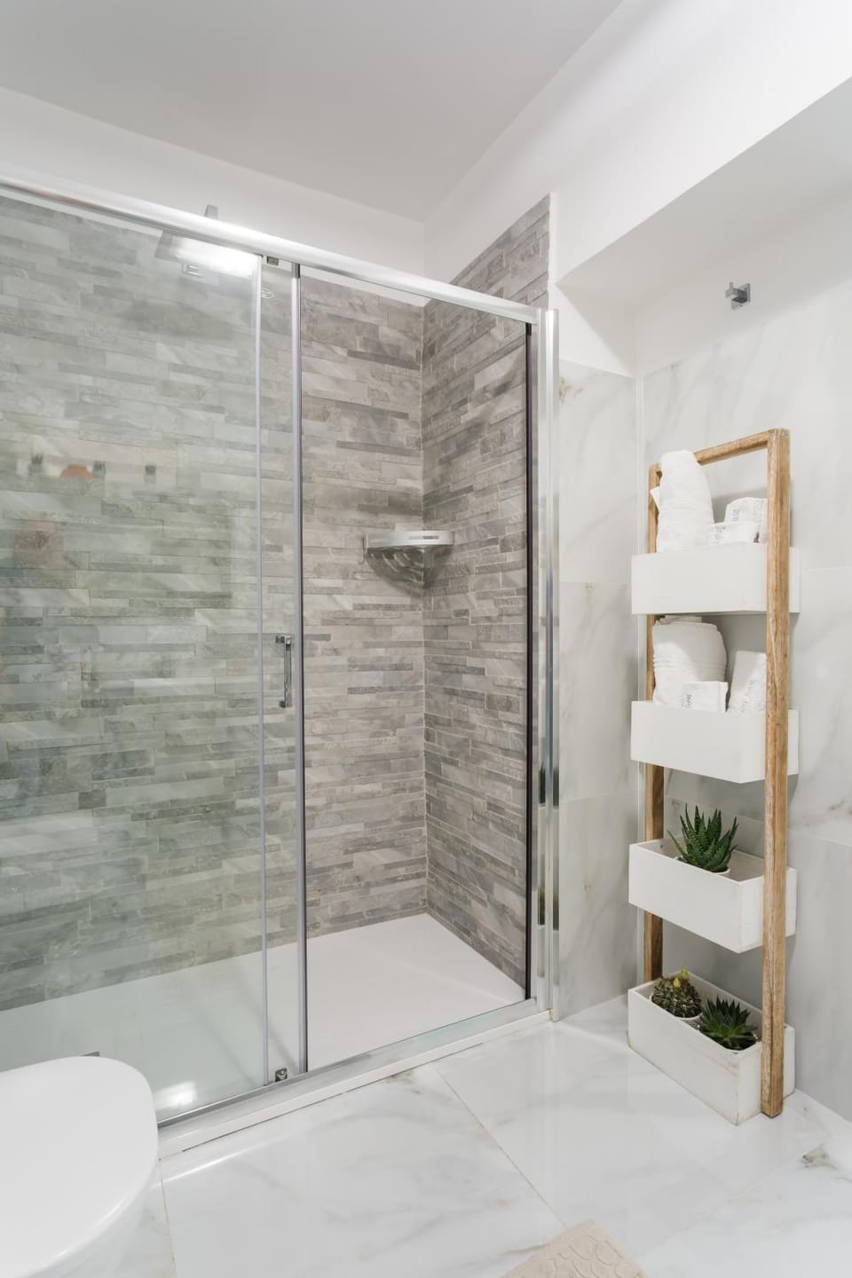 Shower, towels