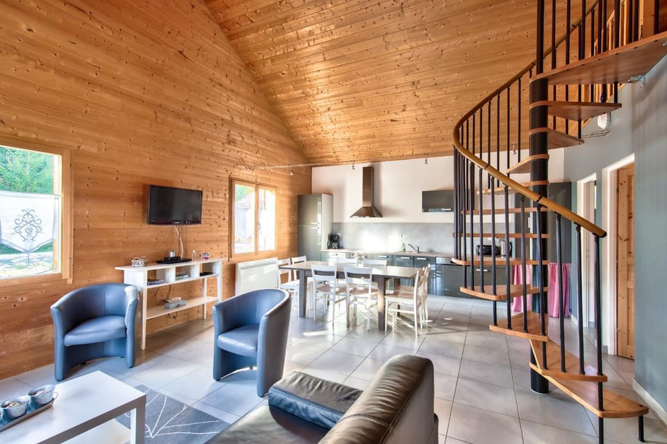 Chalet de charme - Le Martinet Chalet in Jura