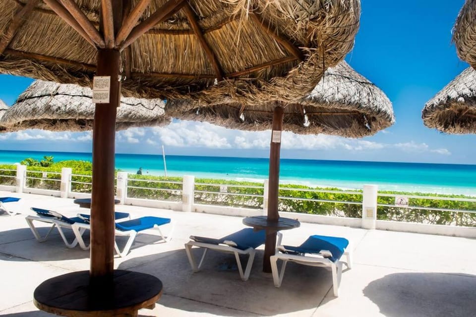 Day, Natural landscape, Beach, Sea view, sunbed