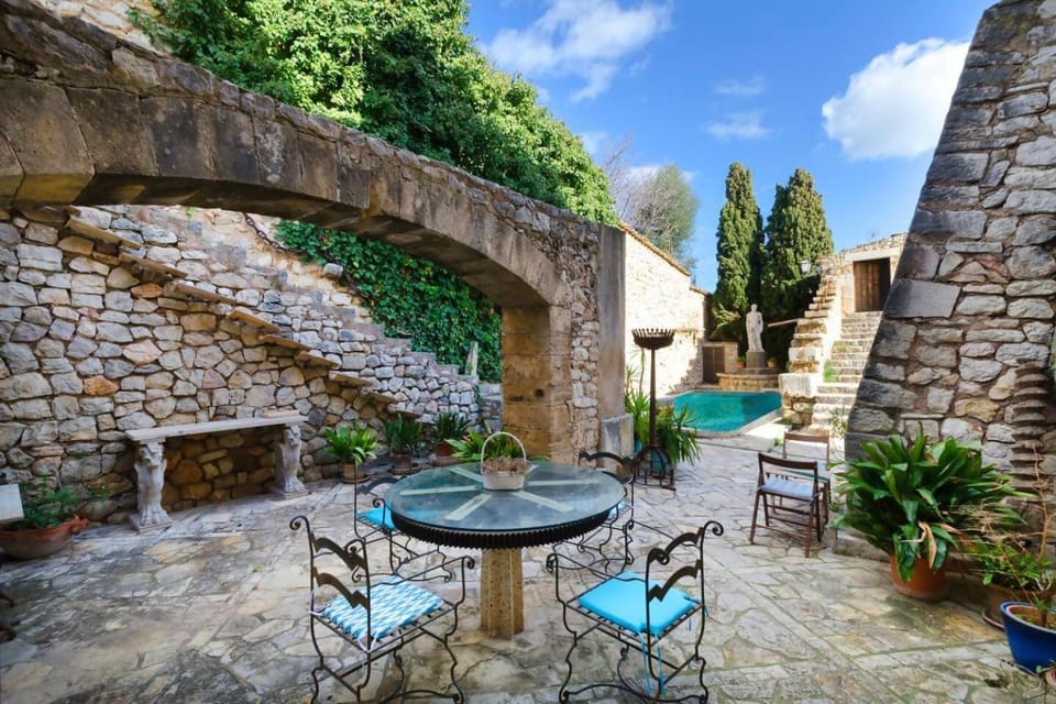 Patio, Pool view