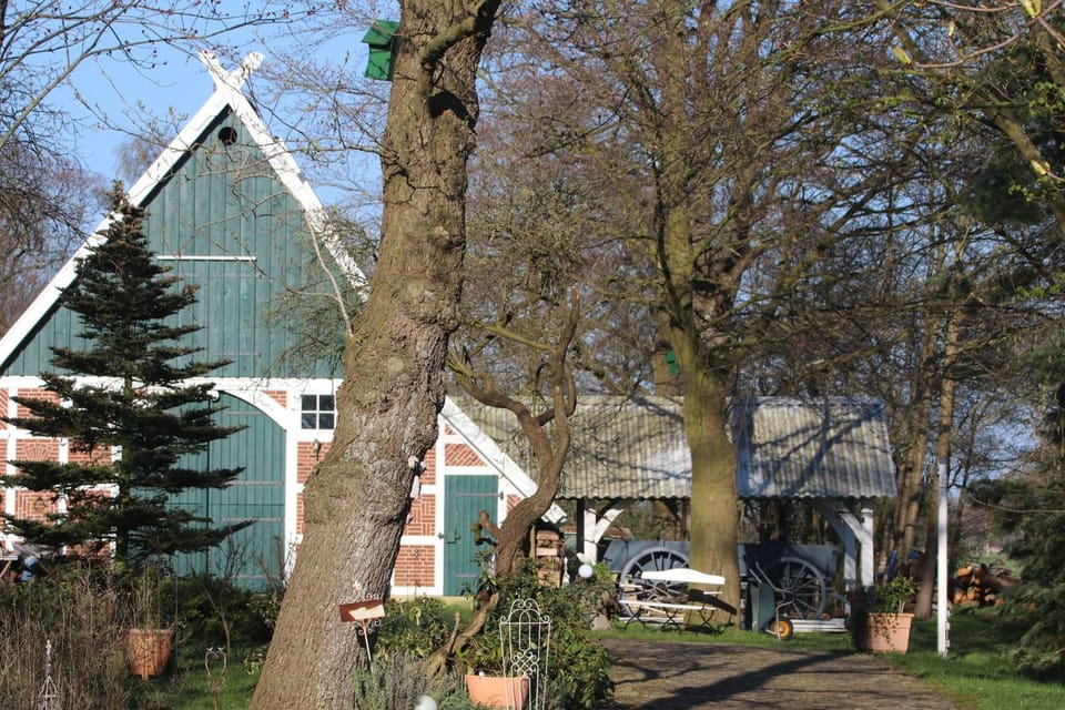 Erlenhof-Steinau-Fachwerkhaus-mit-Reetdach House in Lower Saxony, Germany