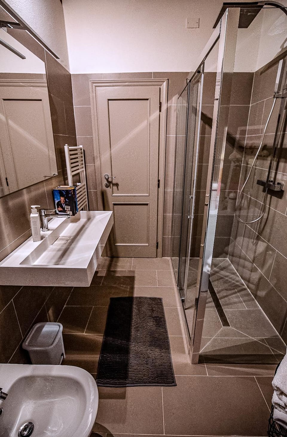 Shower, Bathroom, hair dryier