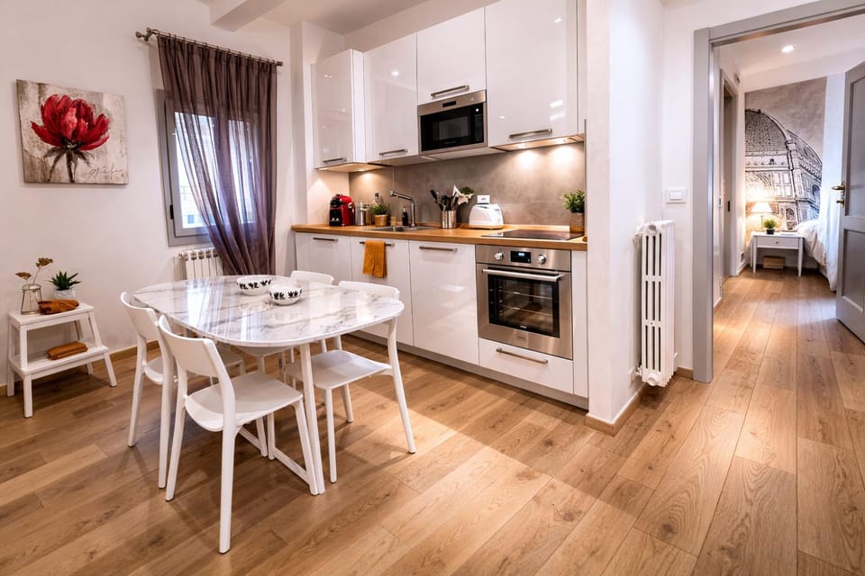 Kitchen or kitchenette, Dining area, dishwasher, oven, stove, toaster, kitchen