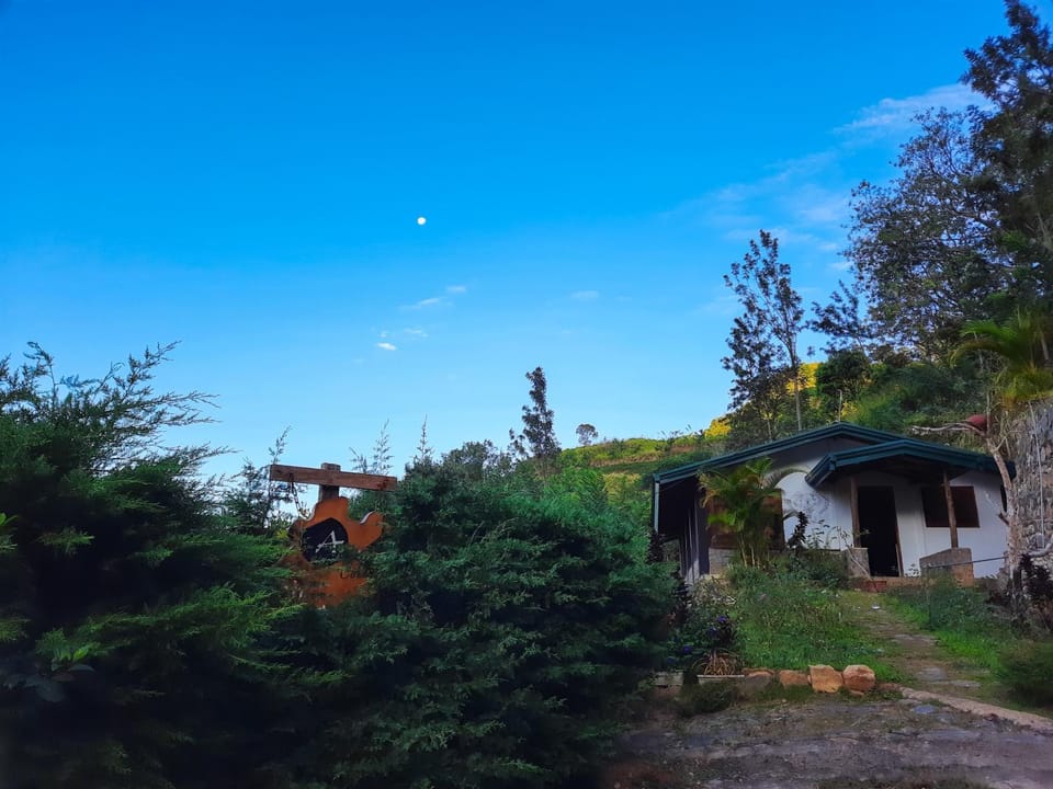 Facade/entrance, Garden, Mountain view