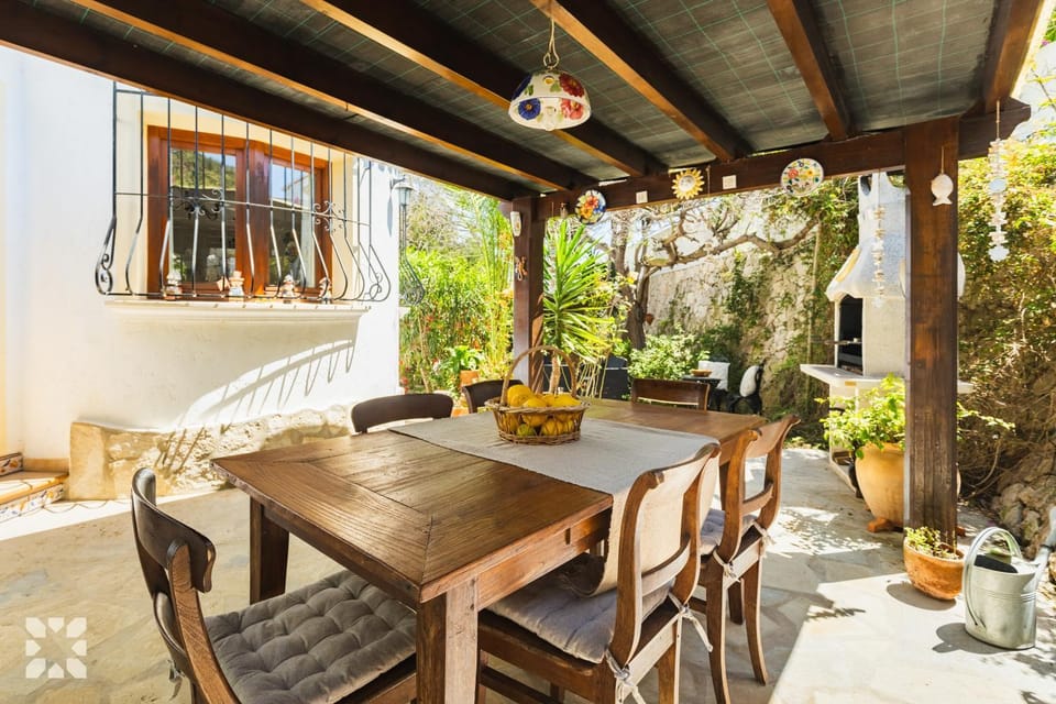 Patio, Spring, Day, Garden, View (from property/room), Balcony/Terrace, Living room, Seating area, Dining area, Garden view