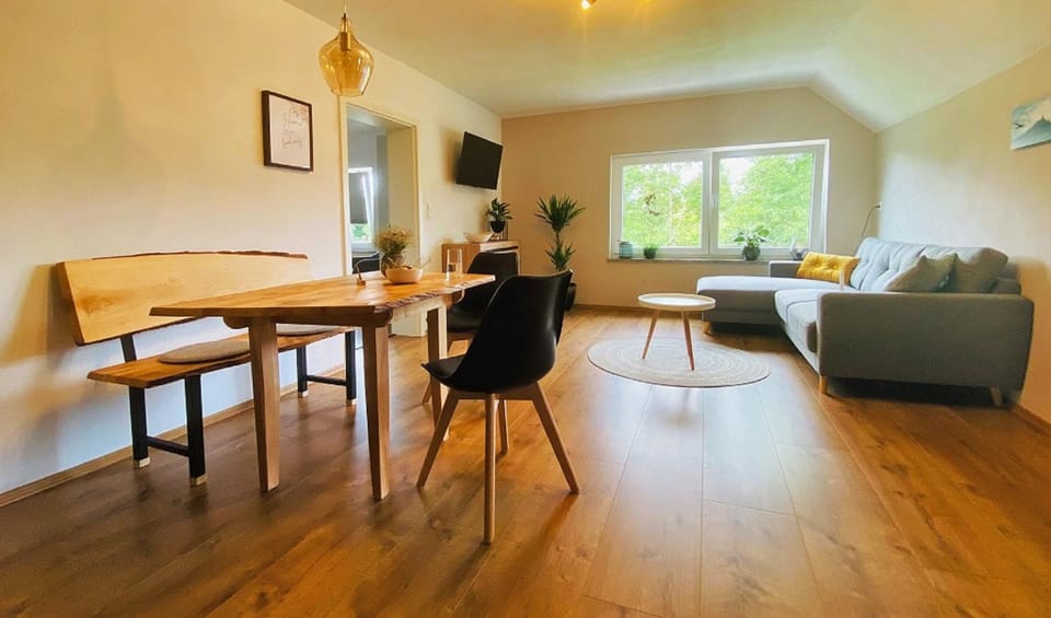 Living room, Seating area, Dining area