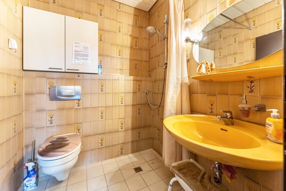 Bathroom, Living room