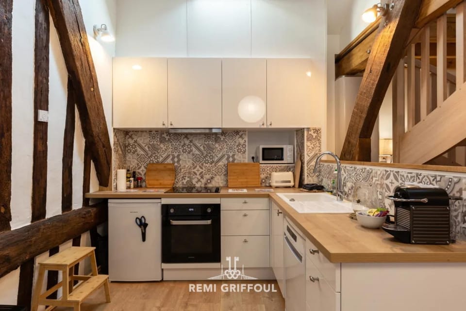 Le Séjour Honfleurais 3 Duplex with Local Charm City Center 4 Guests Apartment in Honfleur