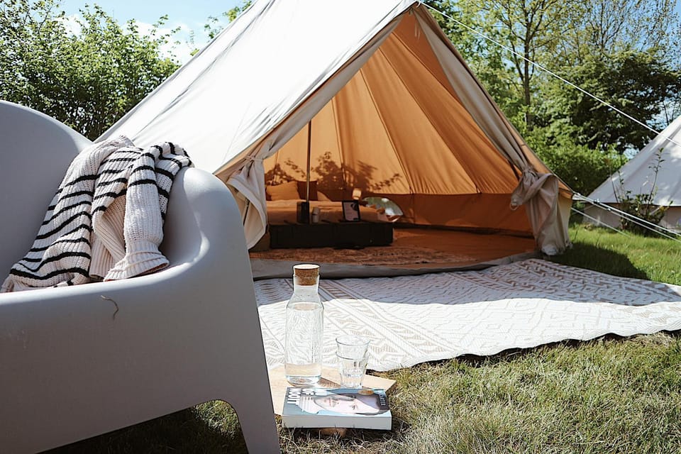 Bell Tent Parc Bûten Jubbega Luxury tent in Friesland, Netherlands