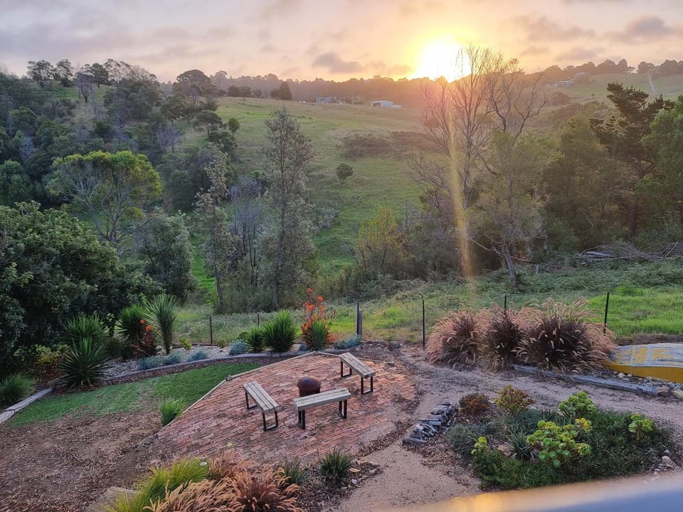Natural landscape, Garden view, Sunrise, Sunset