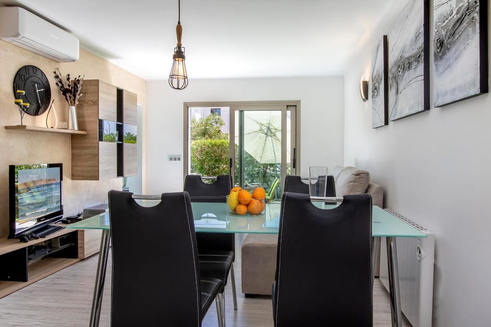 Dining area, air conditioner