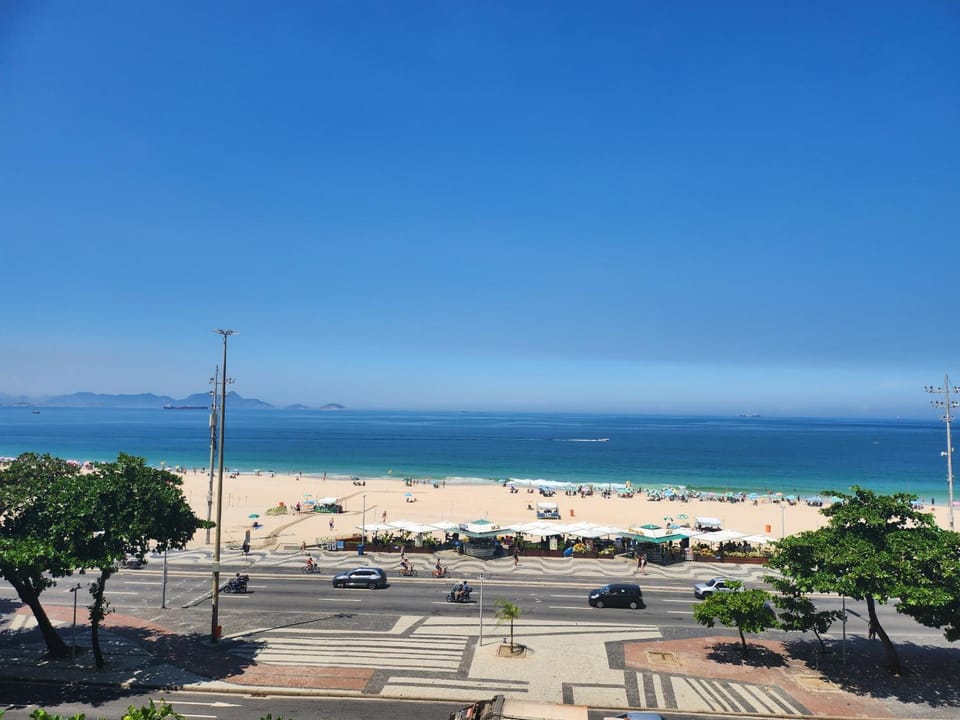 Studio com Vista da Praia Ar, Wi-fi TC501 Apartment in Rio de Janeiro