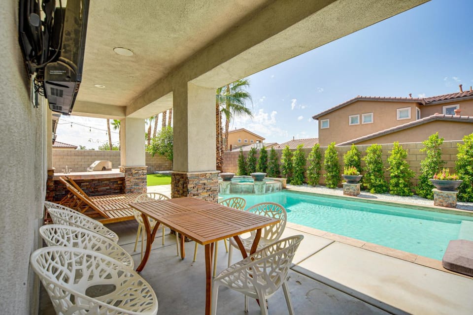 Spacious Indio Home: Pool, Grill, & Fire Pits House in Indio