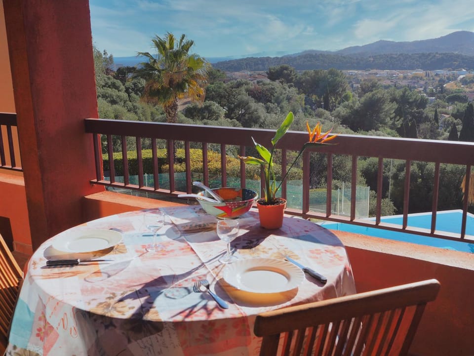 Balcony/Terrace, Pool view