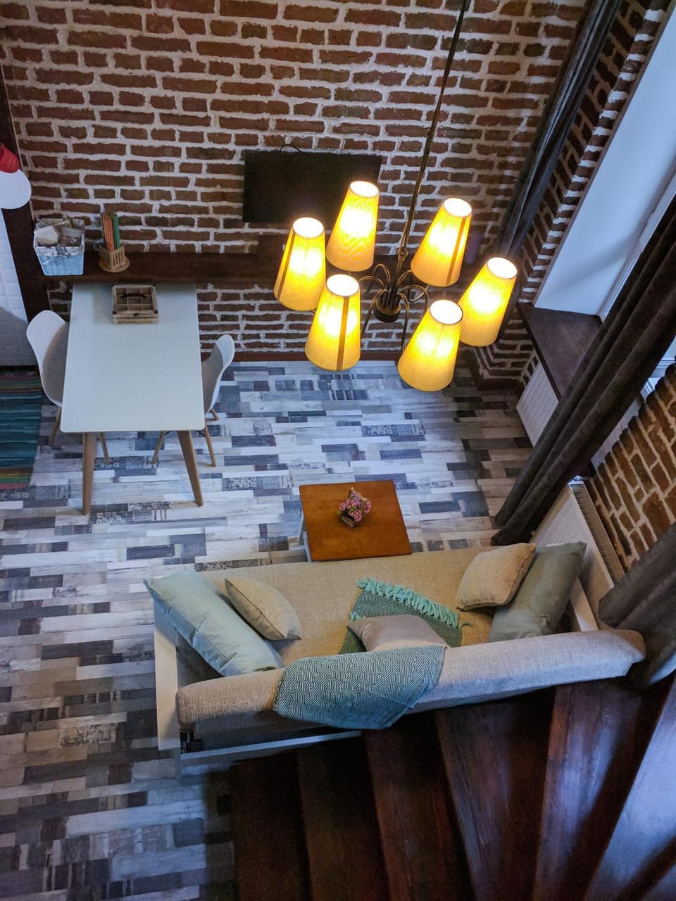 Living room, Seating area, Dining area