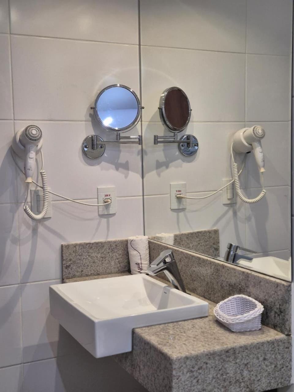 Bathroom, hair dryier