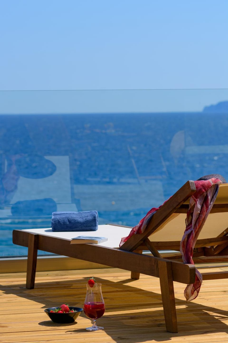 Natural landscape, Balcony/Terrace, Sea view, sunbed