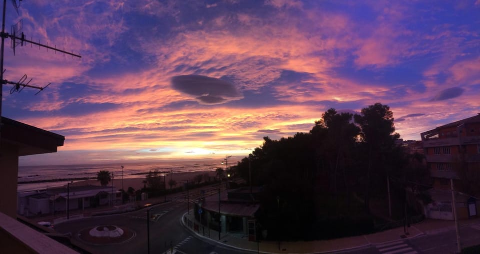 Beach, Sea view, Sunrise
