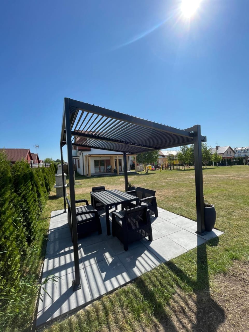 Patio, BBQ facilities, Garden view
