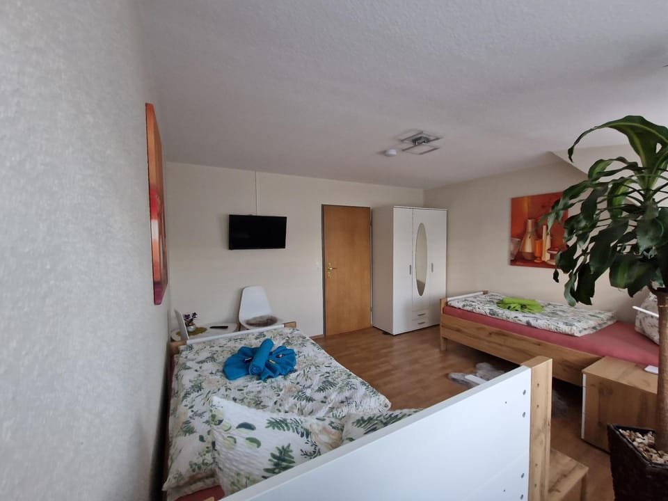 Bed, TV and multimedia, locker