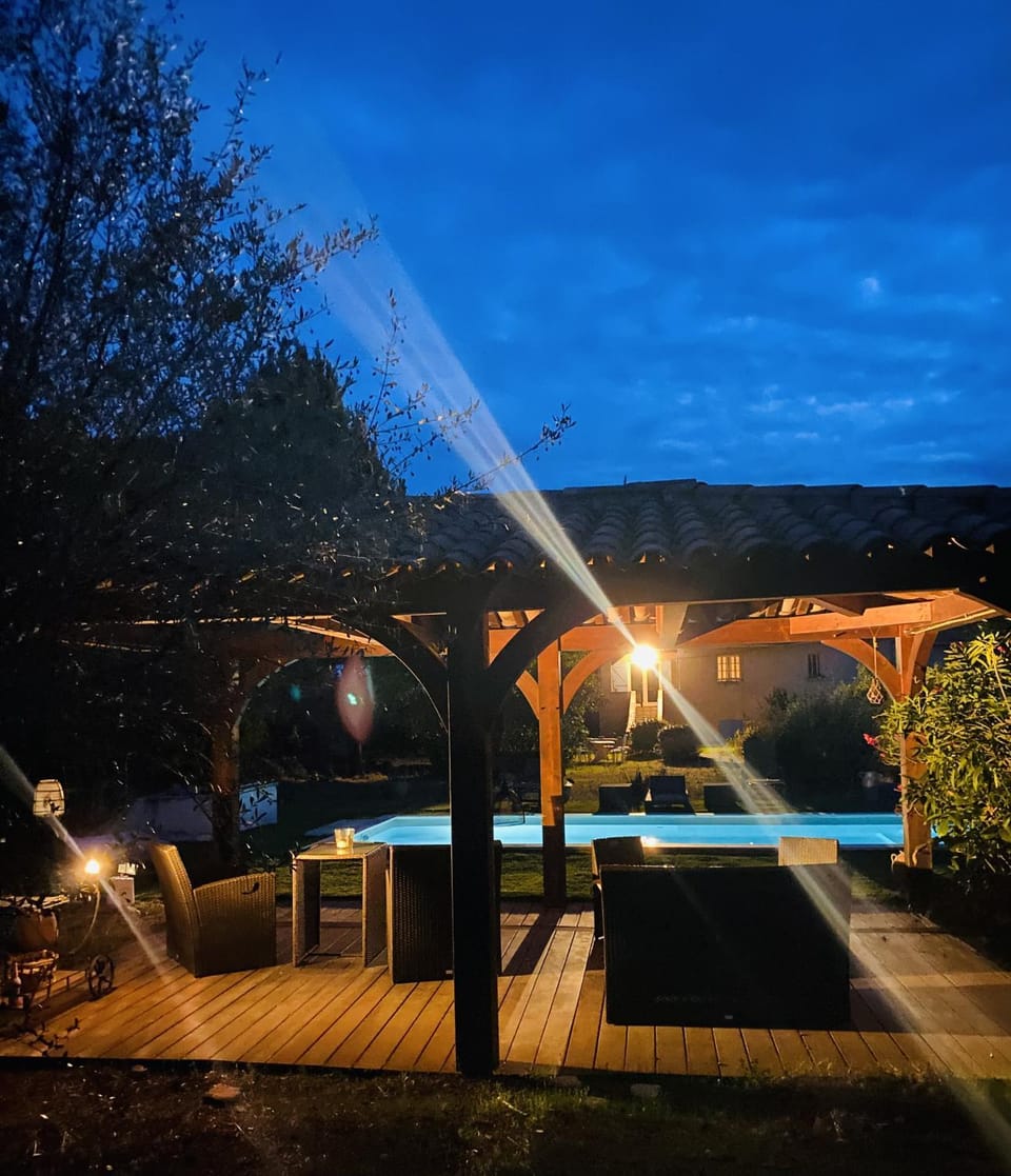 Patio, Living room, Swimming pool