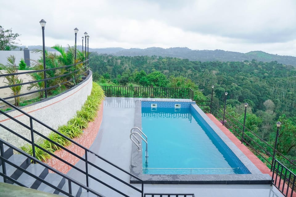 Natural landscape, Pool view, Swimming pool