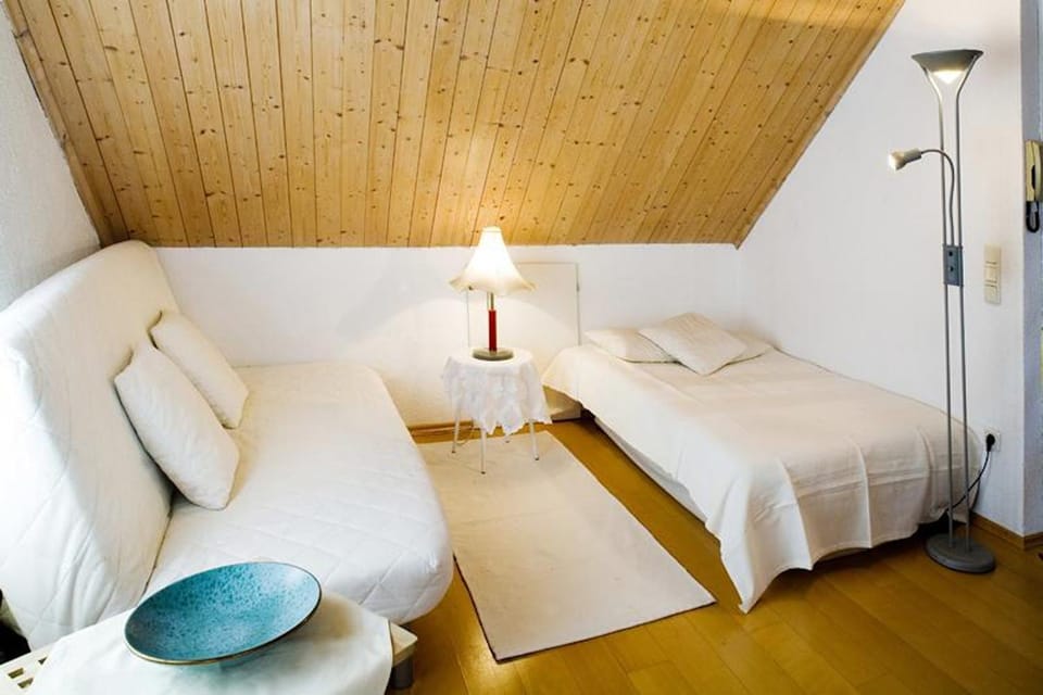 Property building, Living room, Bedroom