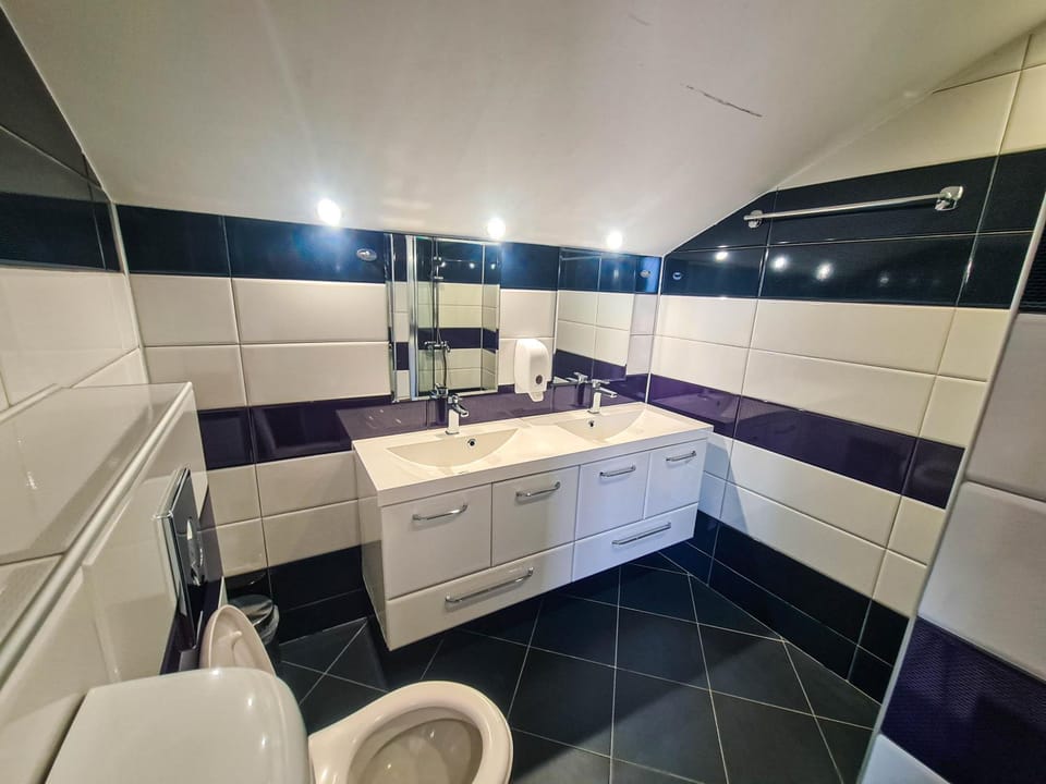 Shower, Toilet, Bathroom, towels