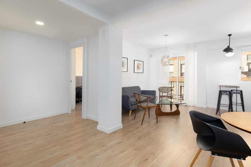 Living room, Seating area, Dining area