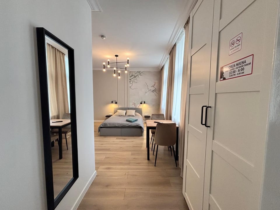 Photo of the whole room, wardrobe