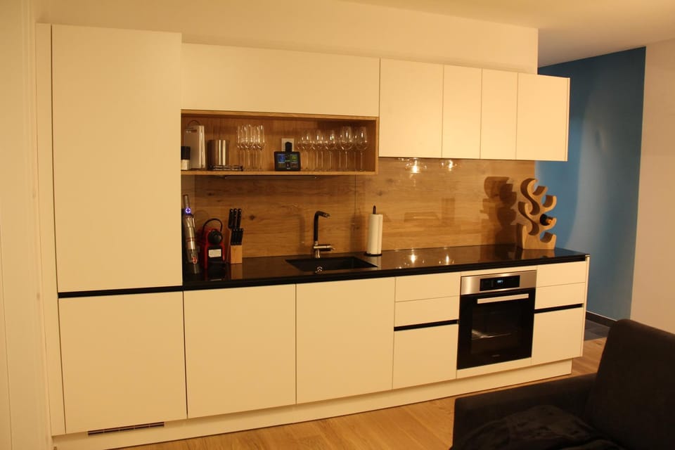 Kitchen or kitchenette, kitchen