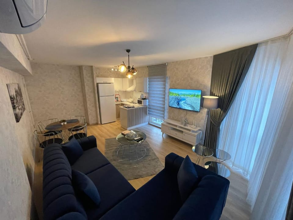 Communal lounge/ TV room, TV and multimedia, Kitchen or kitchenette, Living room, Seating area, Evening entertainment
