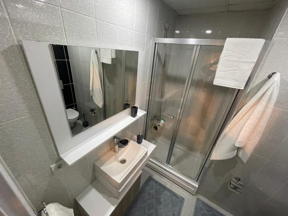 Shower, Toilet, Bathroom, towels