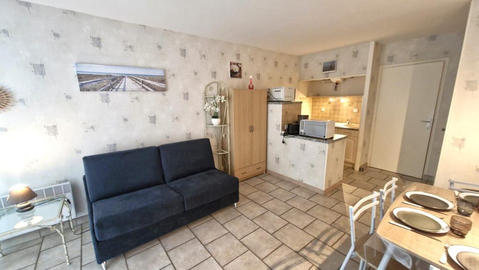 Kitchen or kitchenette, Living room, Seating area, Dining area, oven, stove, toaster