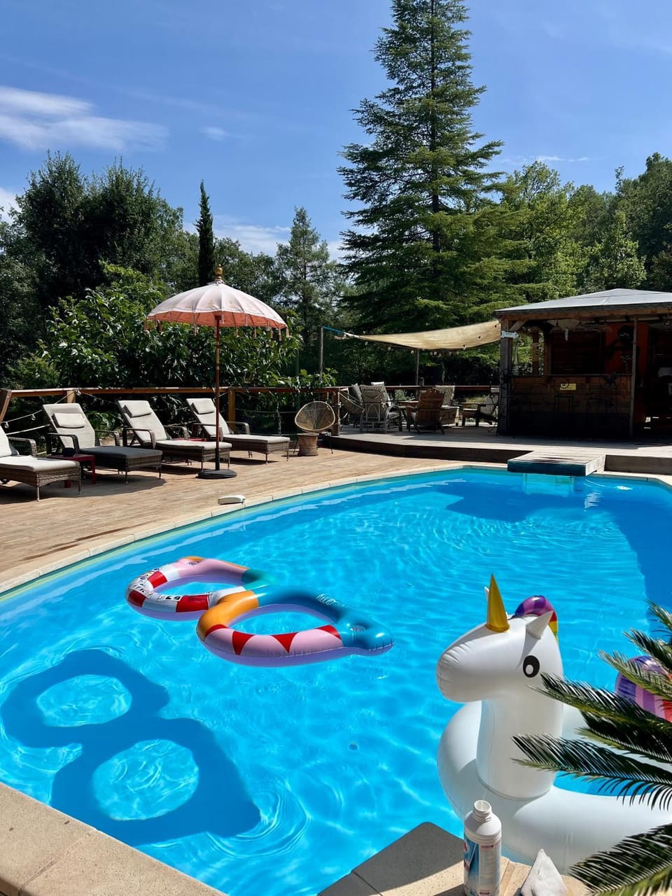 Pool view, Swimming pool, Swimming pool, sunbed