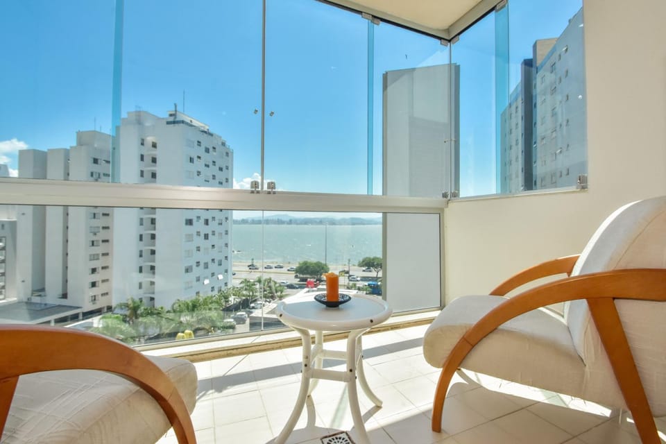 Apto bem localizado, Vista p/ Beiramar Norte N1265 Apartment in Florianopolis