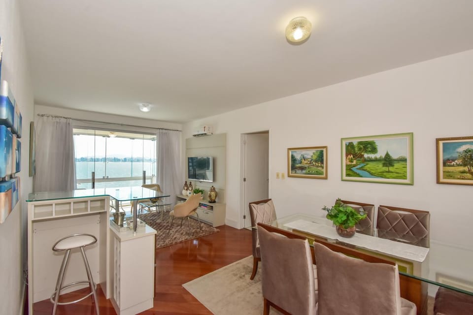 Apto bem localizado, Vista p/ Beiramar Norte N1265 Apartment in Florianopolis