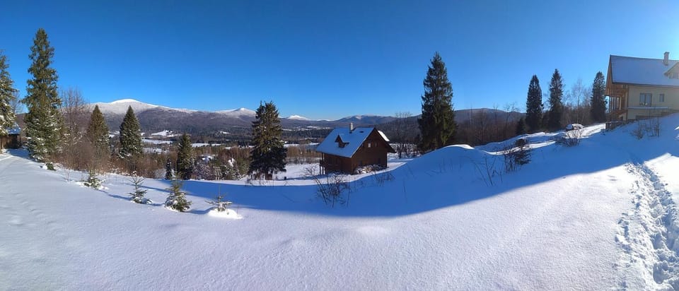Property building, Winter, View (from property/room), Mountain view